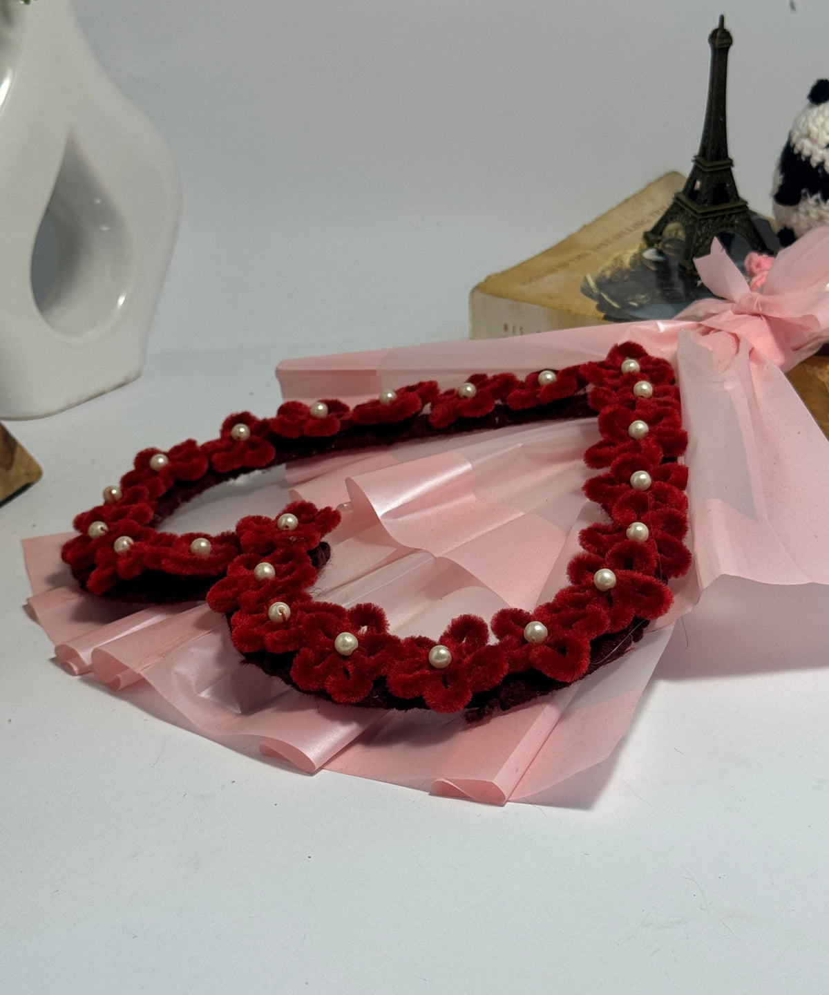 The Infinite Love Velvet Heart Bouquet