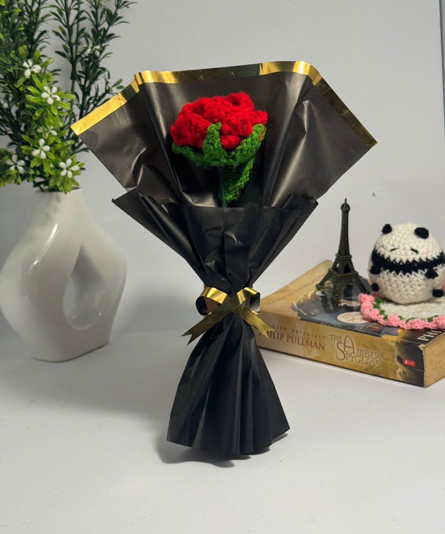 The Classic Crimson Rose Bud