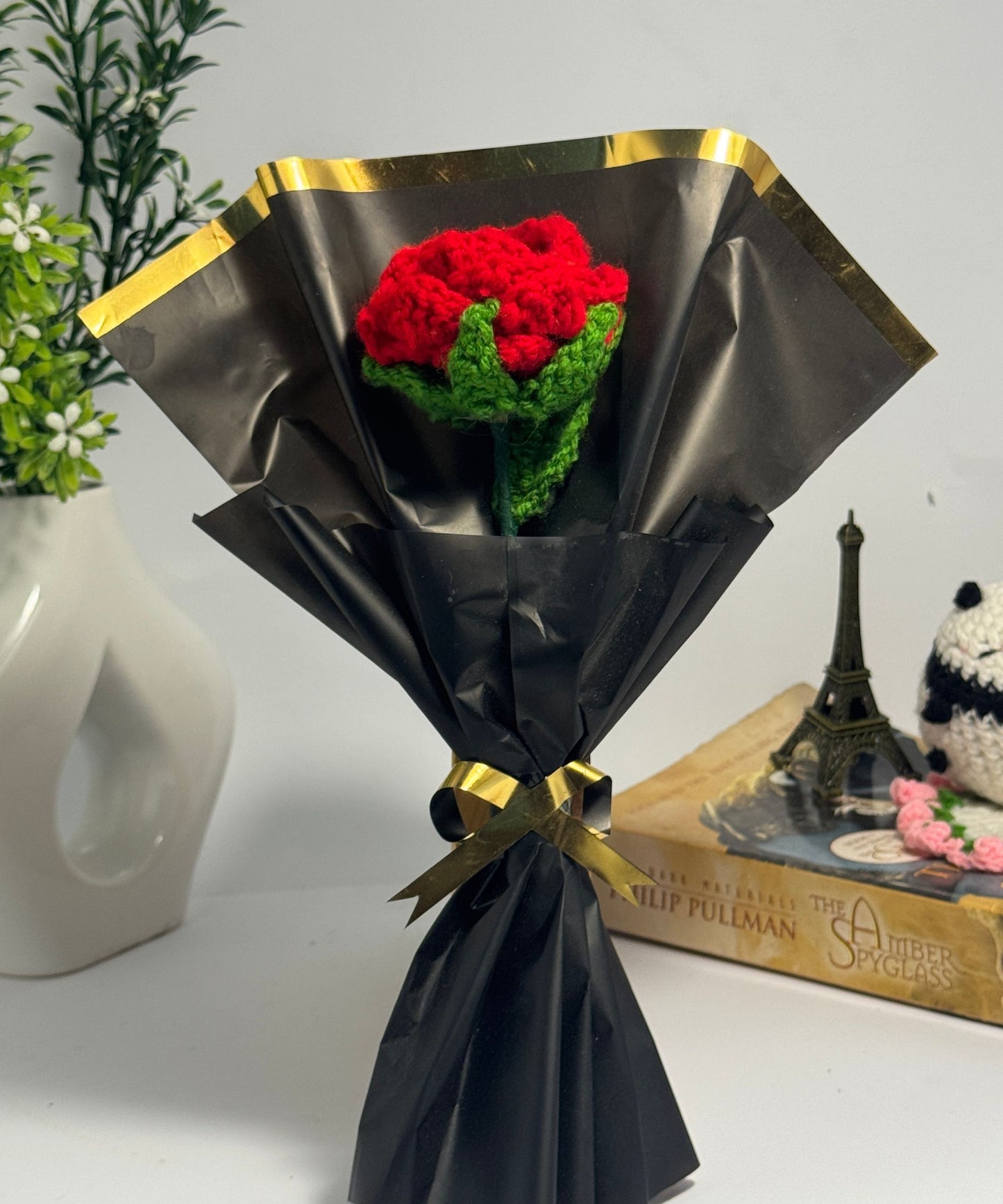 The Classic Crimson Rose Bud