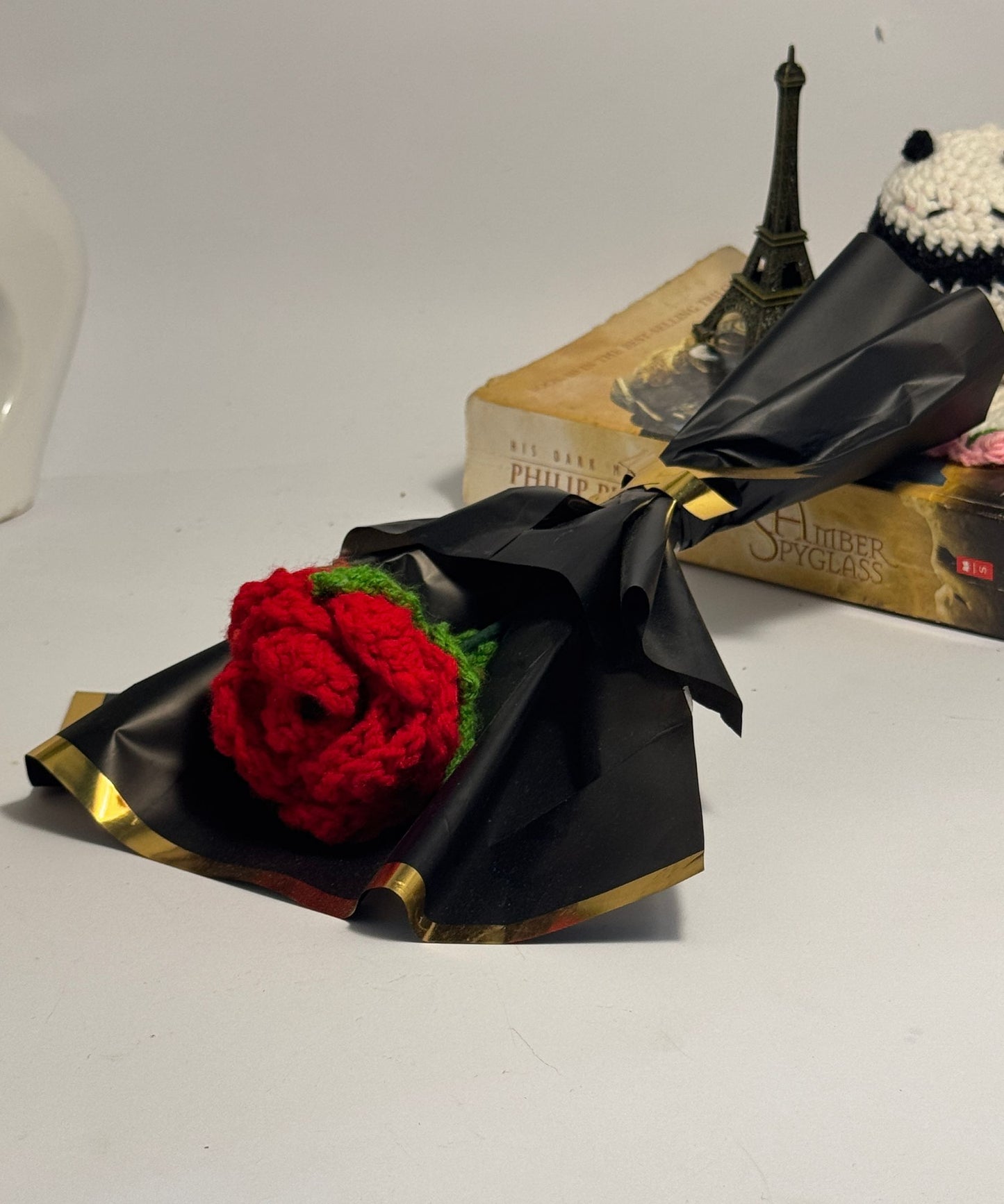 The Classic Crimson Rose Bud