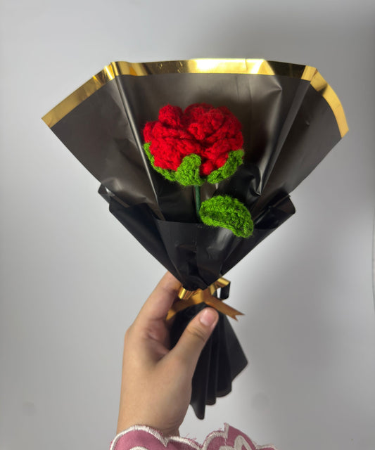 The Classic Crimson Rose Bud
