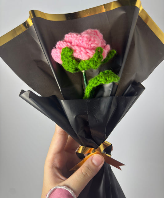 The Royal Pink Rose Bud Bouquet