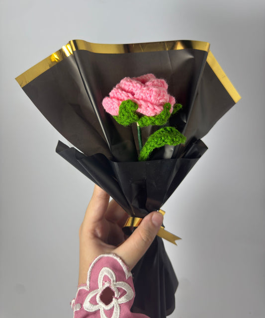 The Royal Pink Rose Bud Bouquet