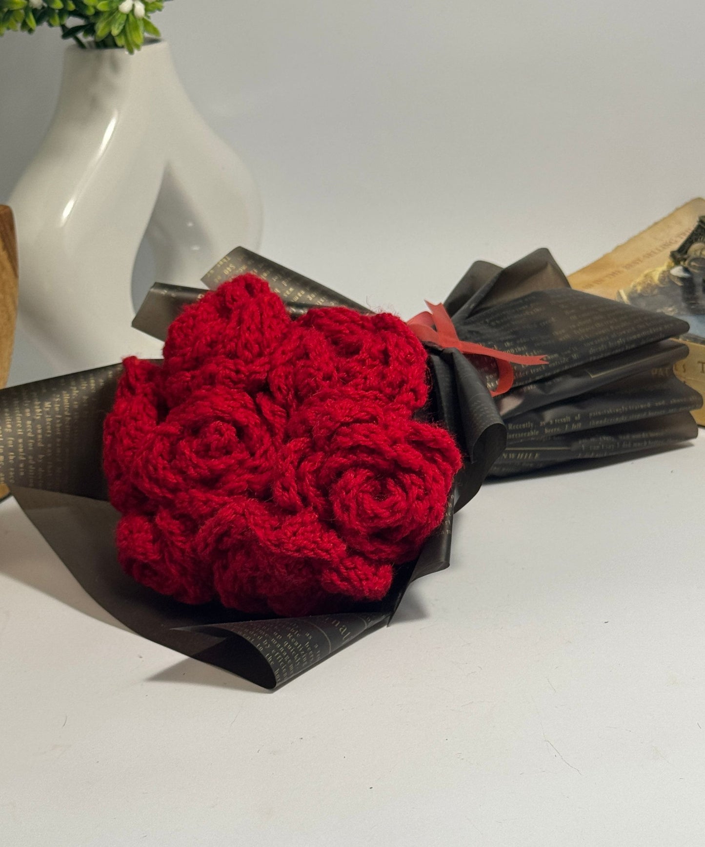 The Classic Crimson Rose Bouquet