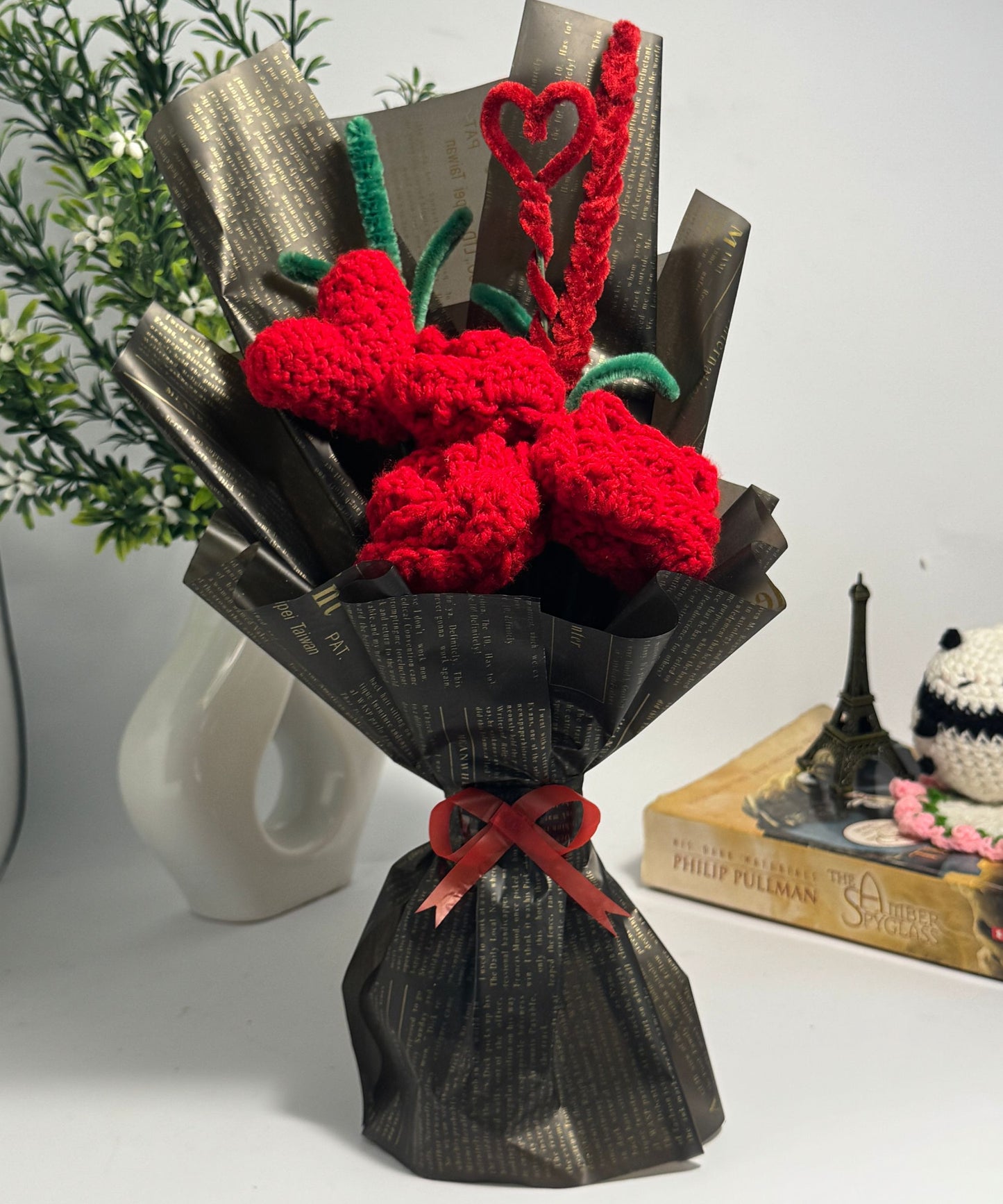 The Crimson Sweetheart & Rose Bouquet