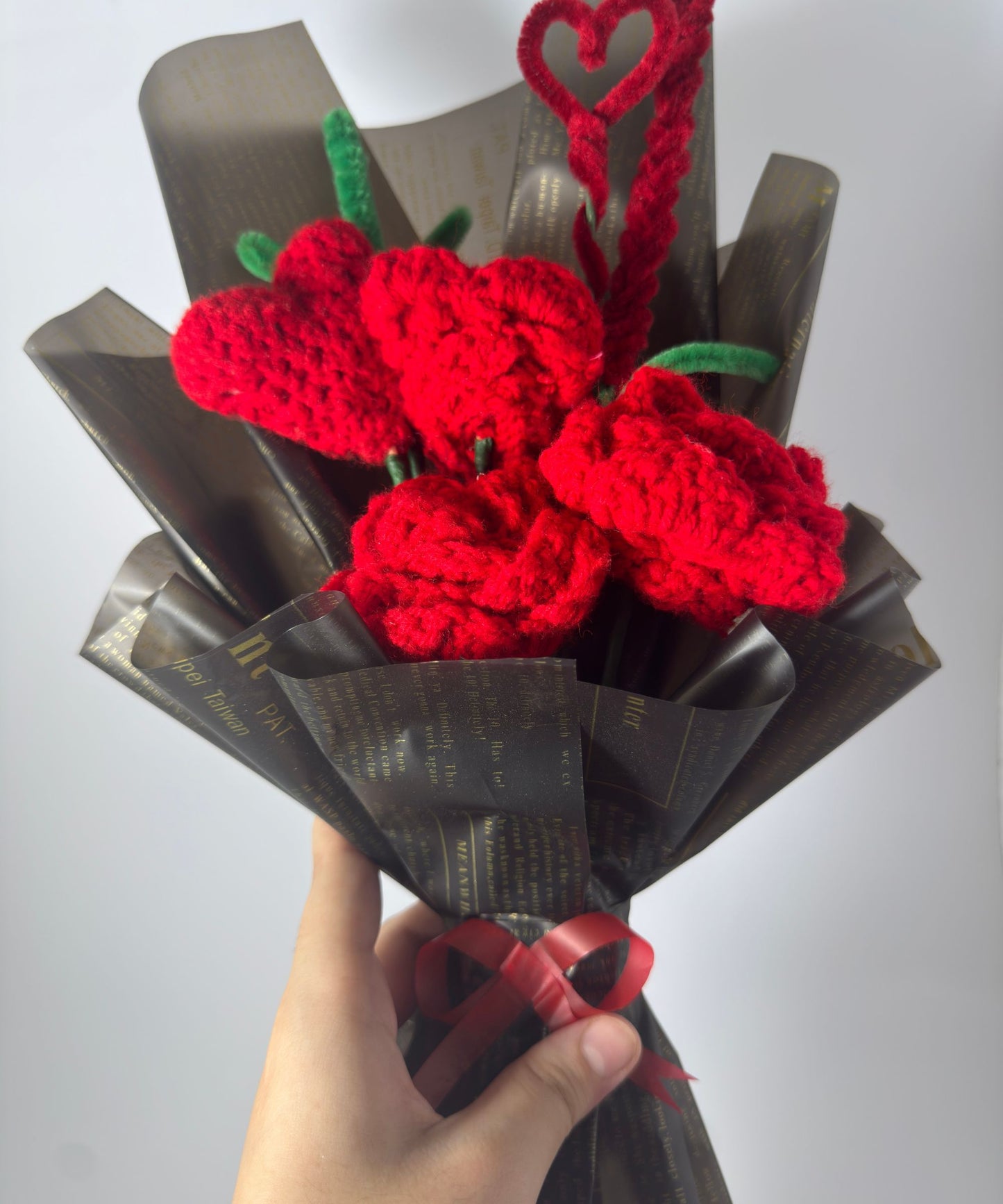 The Crimson Sweetheart & Rose Bouquet