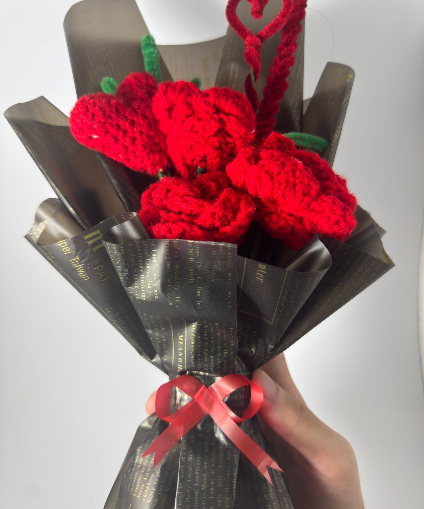 The Crimson Sweetheart & Rose Bouquet