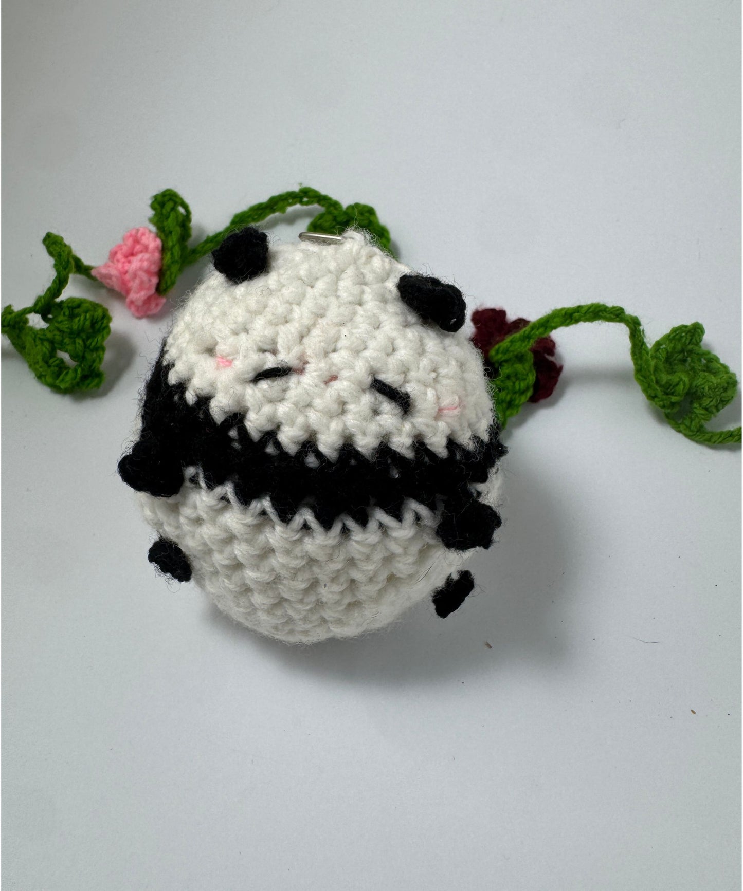 The Sleepy Chubby Panda Keychain