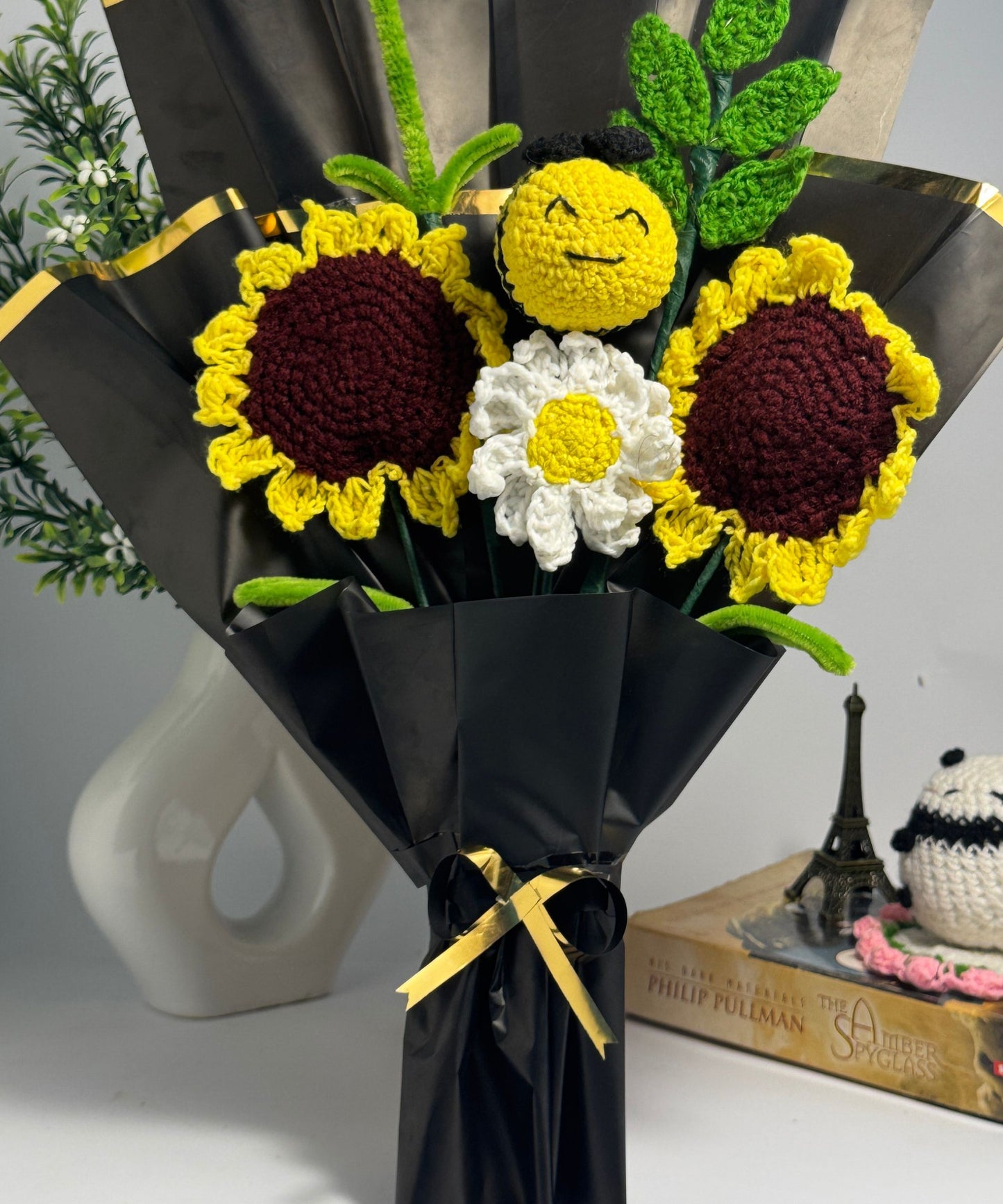 The Sunflower & Bumblebee Meadow Bouquet