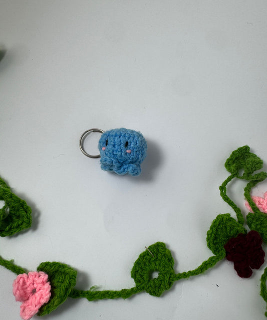 The Teeny Octopus Crochet Keychain