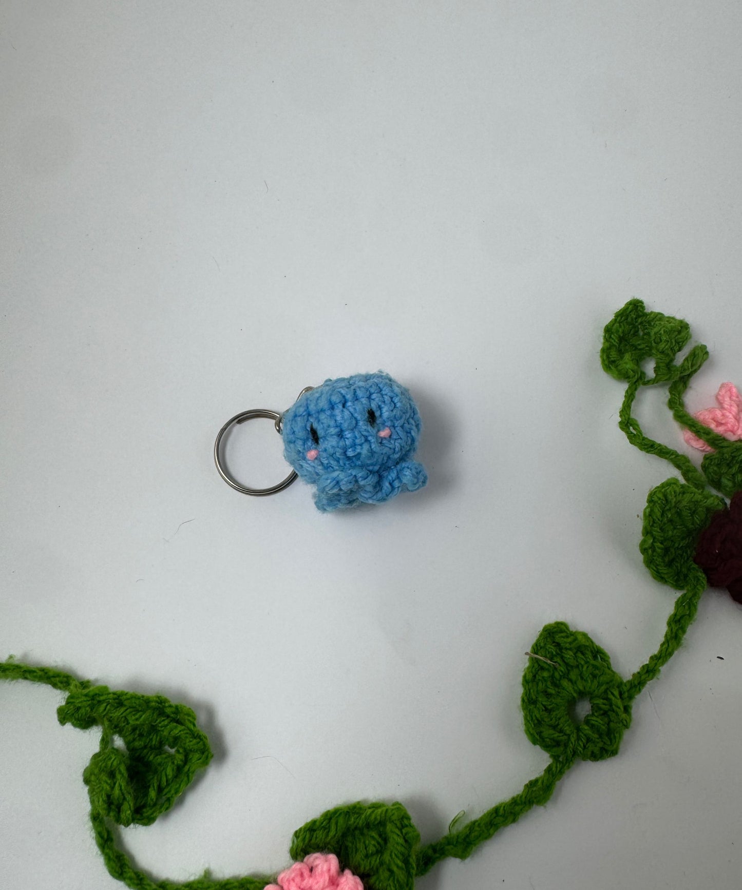 The Teeny Octopus Crochet Keychain