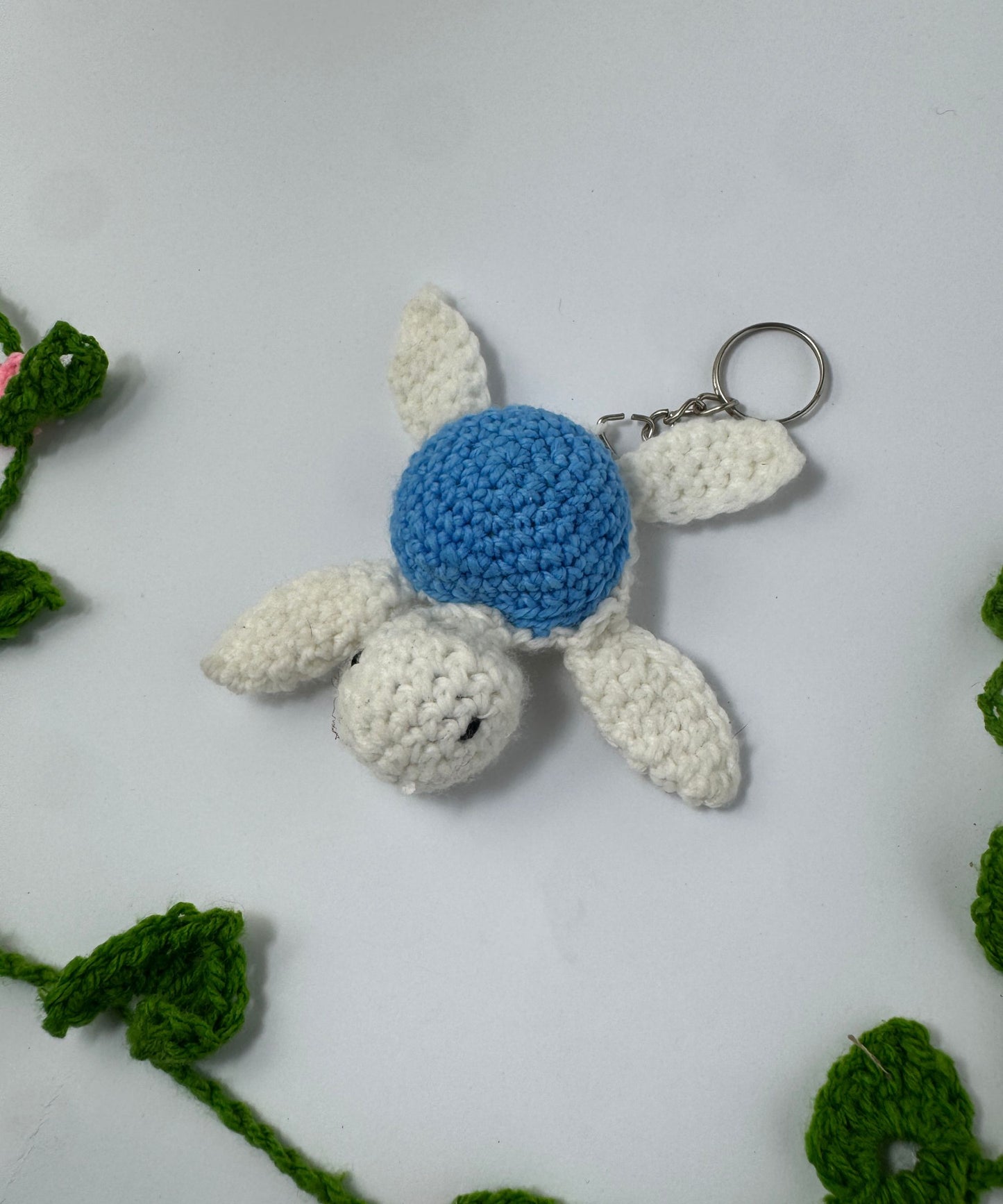 The Tiny Turtle Crochet Keychain